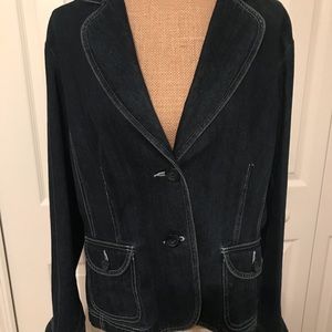Blazer style Jean Jacket
